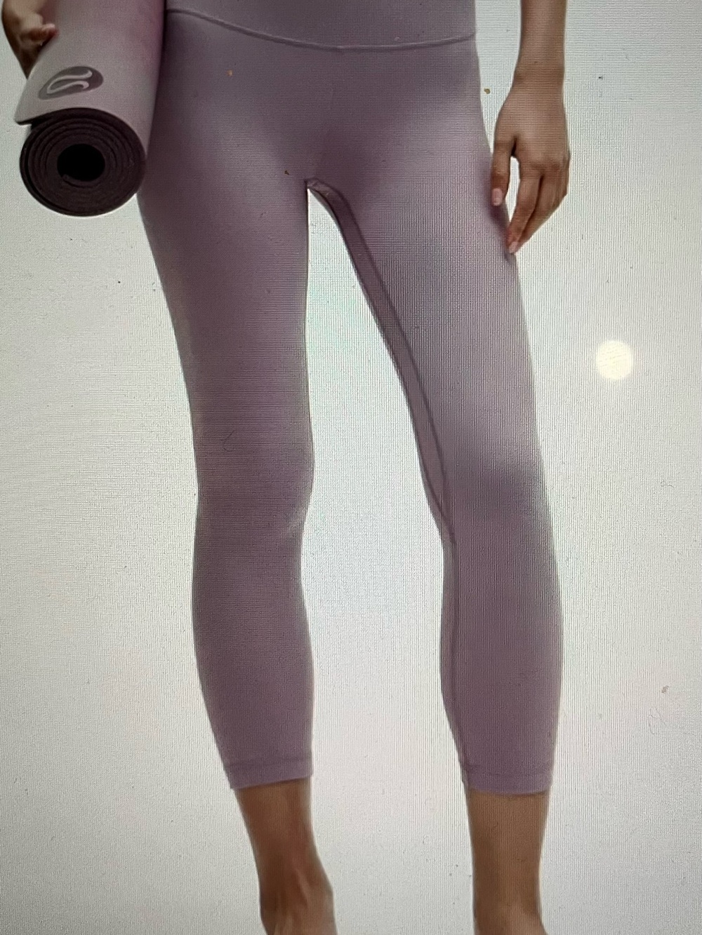 lululemon Lilac Align High-Rise Crop 23" Leggings, Size 6